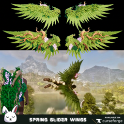 Spring Glider Wings