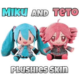 Miku And Teto Plushies (Skin)
